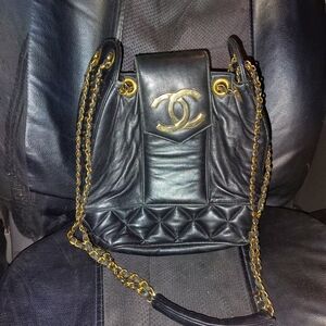 Chanel Black and Gold Women's Bag